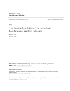 The Russian Revolutions: The Impact and