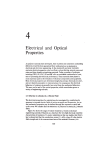 Ch 4 Electrical and optical properties