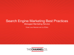Search Engine Marketing Best Practices Managed Marketing Service