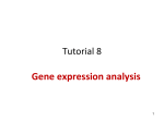 Tutorial_7 (2016) - Gene Expression