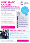 PANCREATIC CANCER - Cancer Research UK