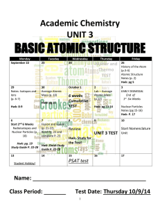 p Atomic Structure notes packet 14_15