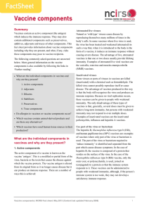 Vaccine components