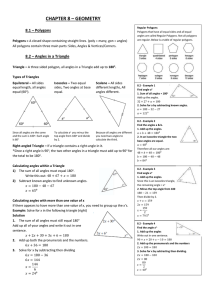 chapter 8 – geometry