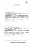 www.knowledgepath.in Assignment-01 Quadratic Equations 1. Find