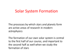 Solar System Formation