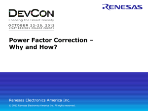 What is Power Factor? - Renesas E