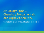 Unit 1 Biochemistry Presentation