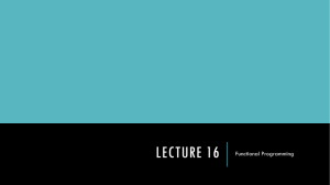 Lecture 21 - FSU Computer Science