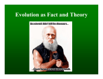 Evolution as Fact and Theory