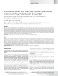 Assessment of the Hip and Knee Flexion Contractures in