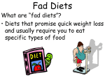 Diets and Disorders Diets and Eating Disorders powerpoint