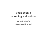 Virusinduced wheezing and asthma