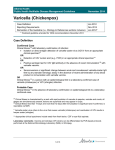 Varicella (Chickenpox)