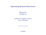 Operating System Structures