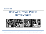 Lesson 14 – How are Stock Prices Determined?