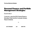 Personal Finance and Portfolio Management Strategies Module Exam