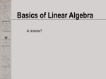 Linear Algebra