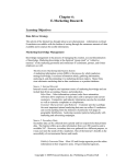 Chapter 6: E-Marketing Research