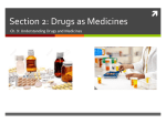Section 2: Drugs as Medicines