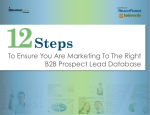 To Ensure You Are Marketing To The Right B2B Prospect Lead