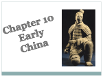Chapter 10 Early China