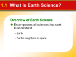 1.1 What Is Earth Science?