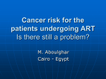 Cancer risk for the patients undergoing ART
