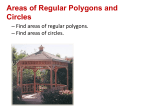 Areas of Regular Polygons and Circles