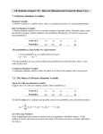 AP Statistics Chapter 1 - Exploring Data