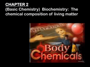 ATP Biochemistry: The Chemical Composition of Living Matter