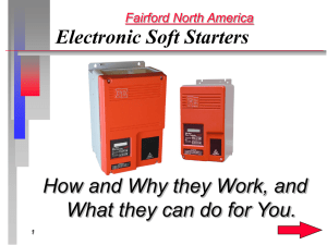 Electronic Soft Starters