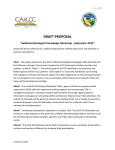 Tribal Ecological Knowledge Workshop Proposal