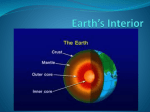 Earth*s Interior - Mr. Cramer