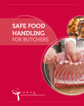 Safe food handling for butchers