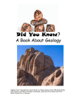 I Just Thought You`d Like to Know, A book about geology (ledger size)
