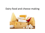Dairy food and cheese making File