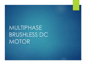 Multiphase Brushless DC Motor
