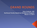 grand rounds - Family Medicine Residency Program