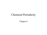 Chemical Periodicity