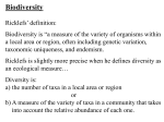 Species diversity: patterns and causal hypotheses