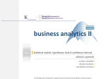 Business Analytics II - Winter 2016 - Session 1