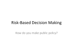 Risk-Based Decision Making