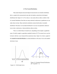 1 4.2 The Normal Distribution Many physiological and psychological