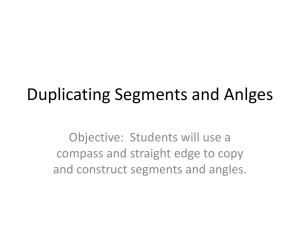 Duplicating Segments and Anlges