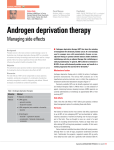 Androgen deprivation therapy - managing side effects