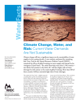 NRDC: Climate Change, Water, and Risk: Current Water Demands