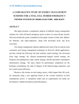 1. A comparative study of energy management schemes for a fuel