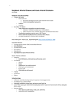 Peripheral Arterial Disease and Acute Arterial Occlusion notes