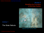 The Solar Nebula